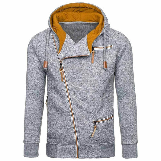 Casual Solid långärmade varma huvtröjor