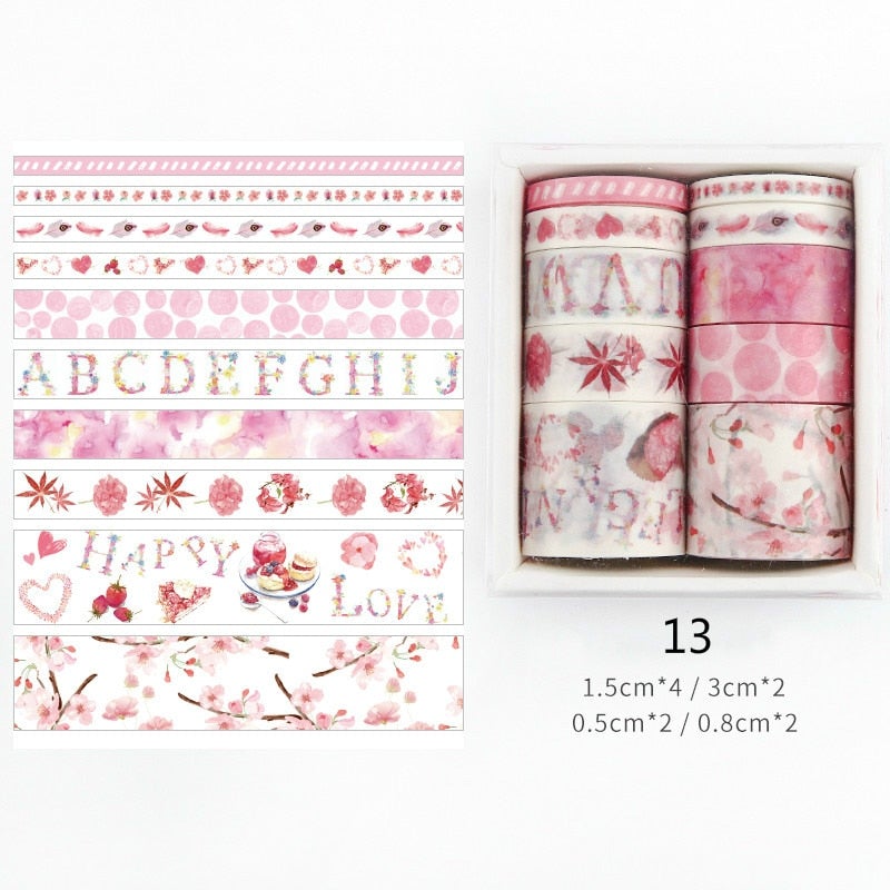 Dekorativa Washi Tape-satser