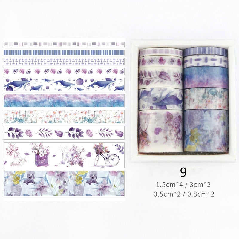 Dekorativa Washi Tape-satser
