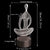 Yoga 3D-illusionslampa