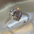 Hjärta Cubic Zirconia Ring