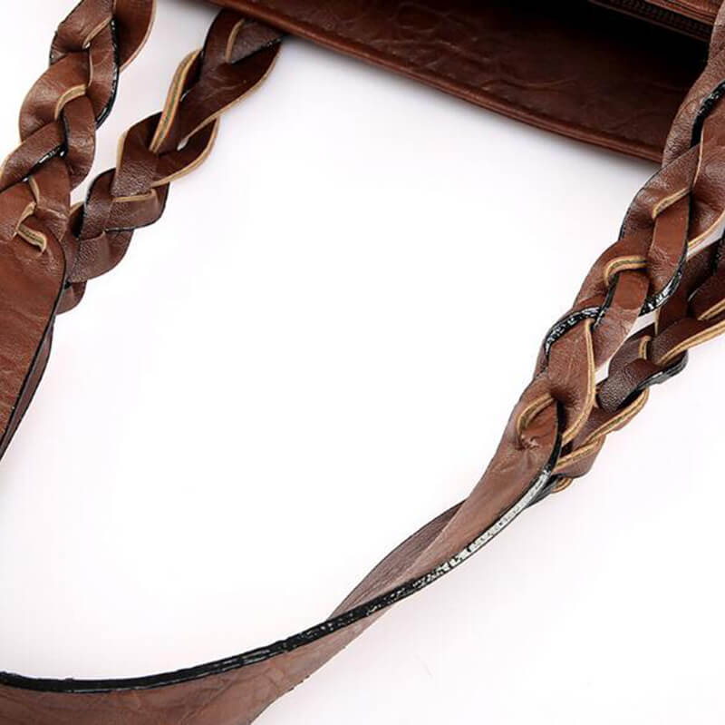 Skulderväska i läderstil för kvinnor