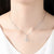 Vattendroppe Crystal hängande halsband