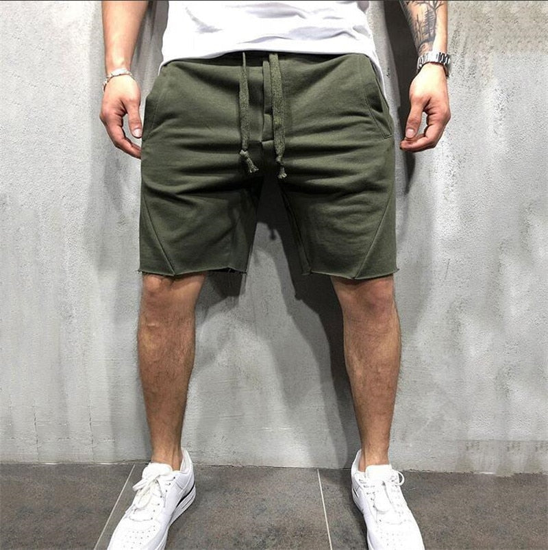 Löst släta enfärgade shorts