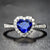 Hjärta Cubic Zirconia Ring