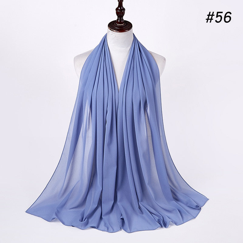 Chiffon Hijab pannband