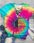 Hollow Out Kvinnor Tees