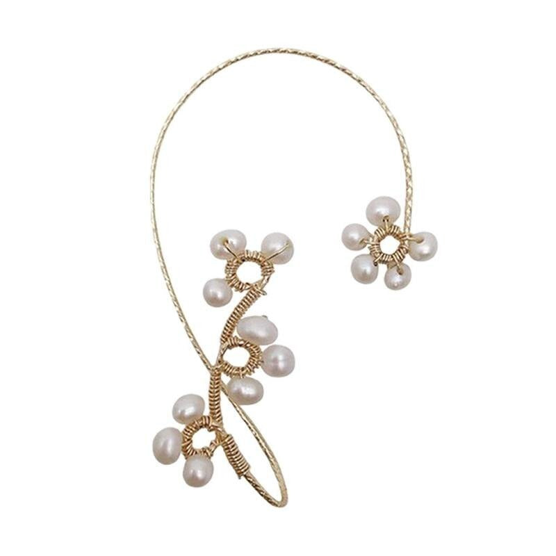 Flower Art klipp örhängen