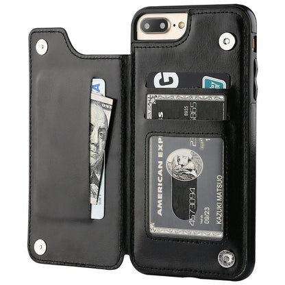 iPhone plånboksfodral i Läderstil