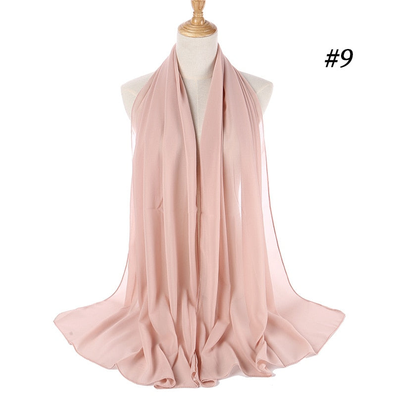 Chiffon Hijab pannband