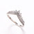 V-formad Sterling Silverring