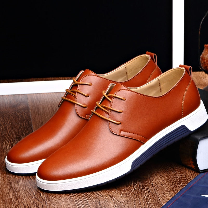 Oxford Läderstil Casual Skor
