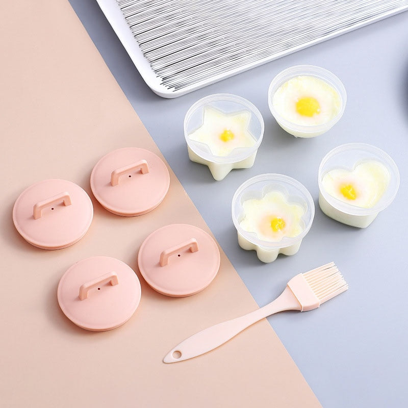 Set med ägg pocherare
