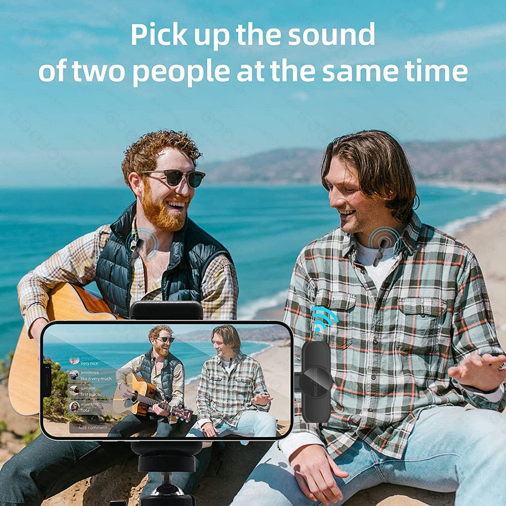 Trådlös Lavalier-minimikrofon