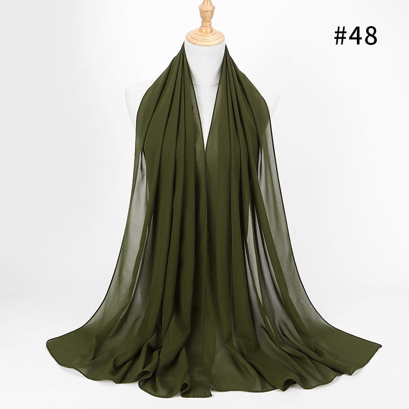 Chiffon Hijab pannband