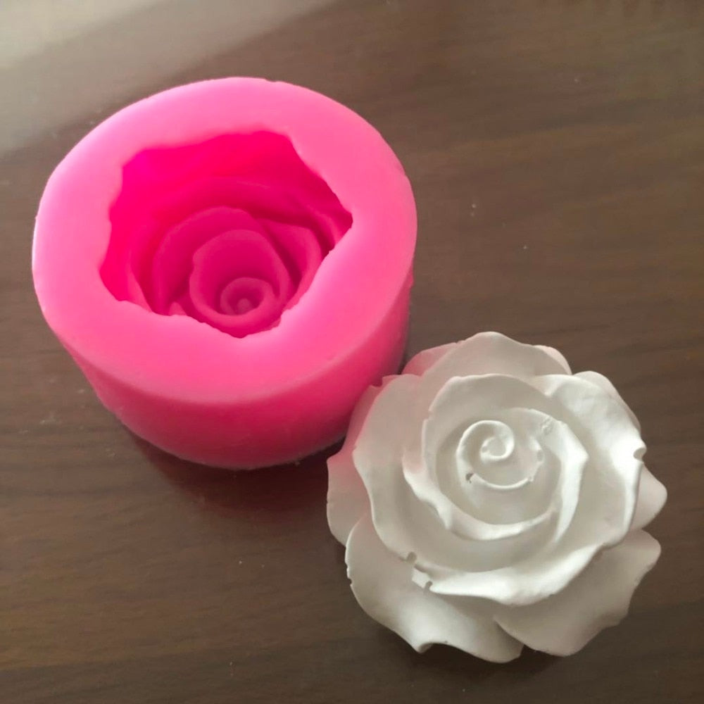 Rose silikon mögel