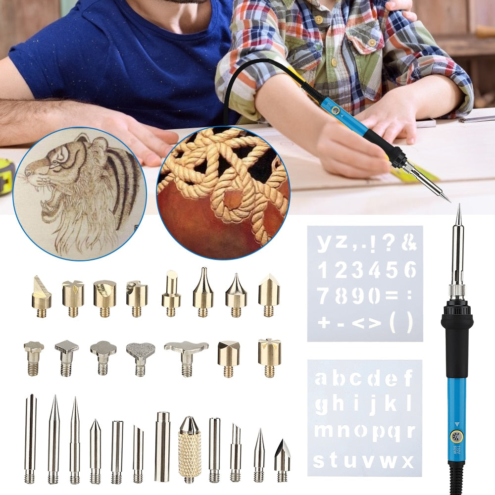 Träbränning Pyrografi Kit
