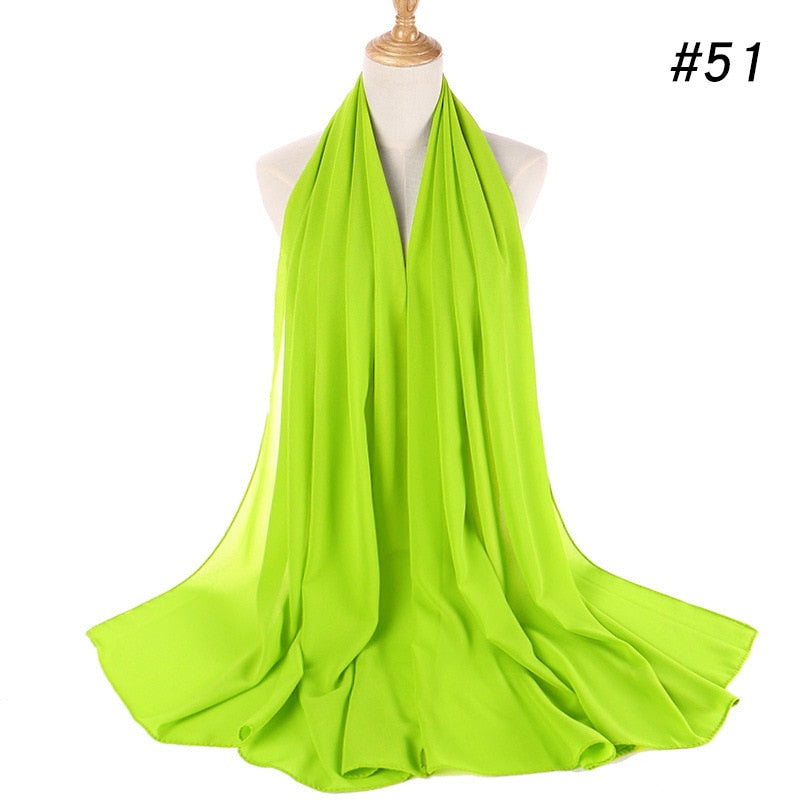 Chiffon Hijab pannband