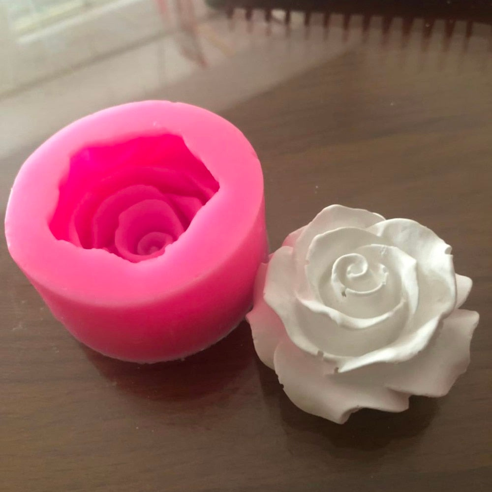 Rose silikon mögel