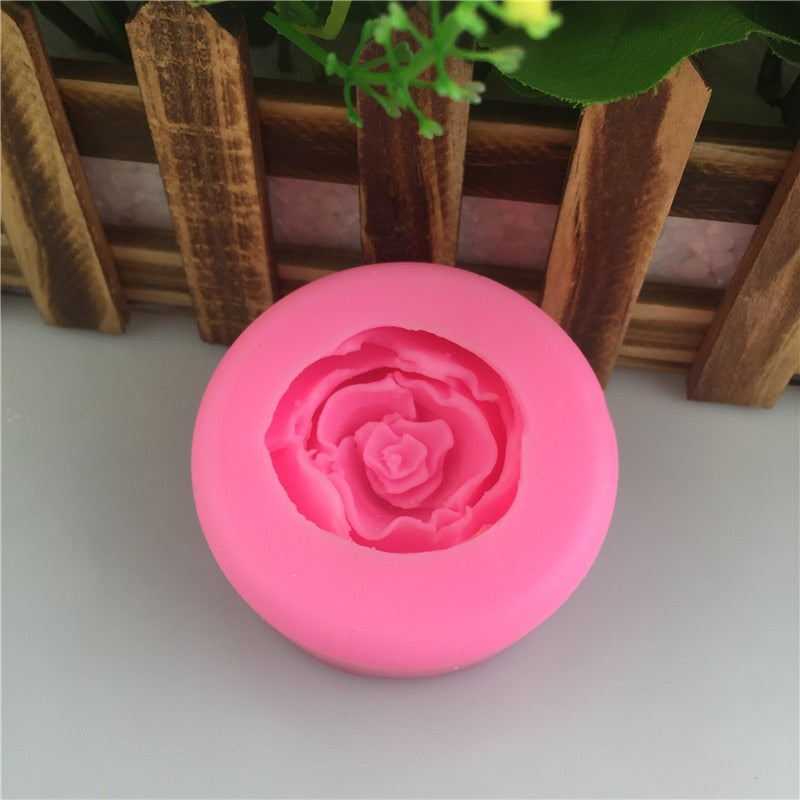 Rose silikon mögel