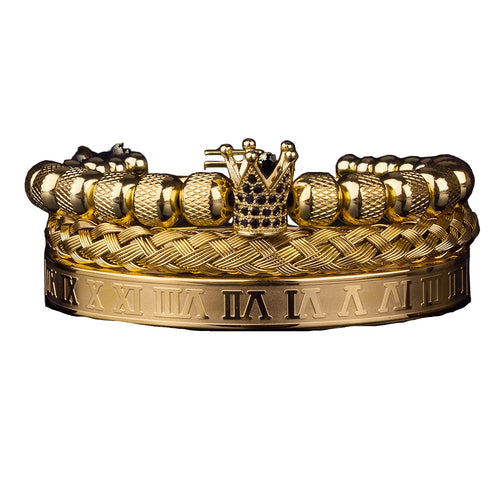 Lyx Krona Armband Set