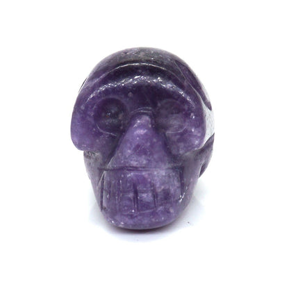Naturlig dödskalle kristall sten
