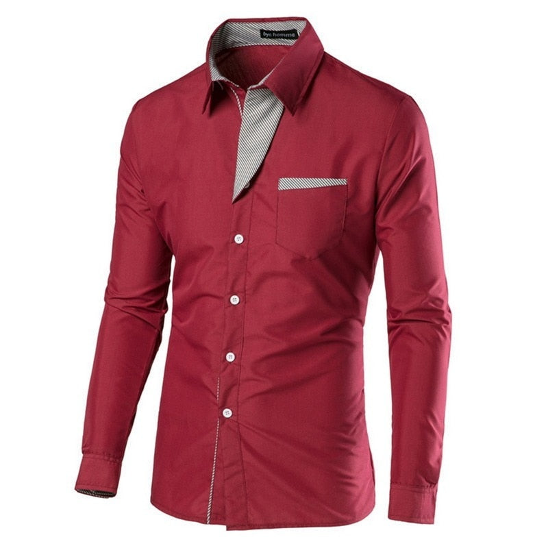 Slim Fit långärmat för män
