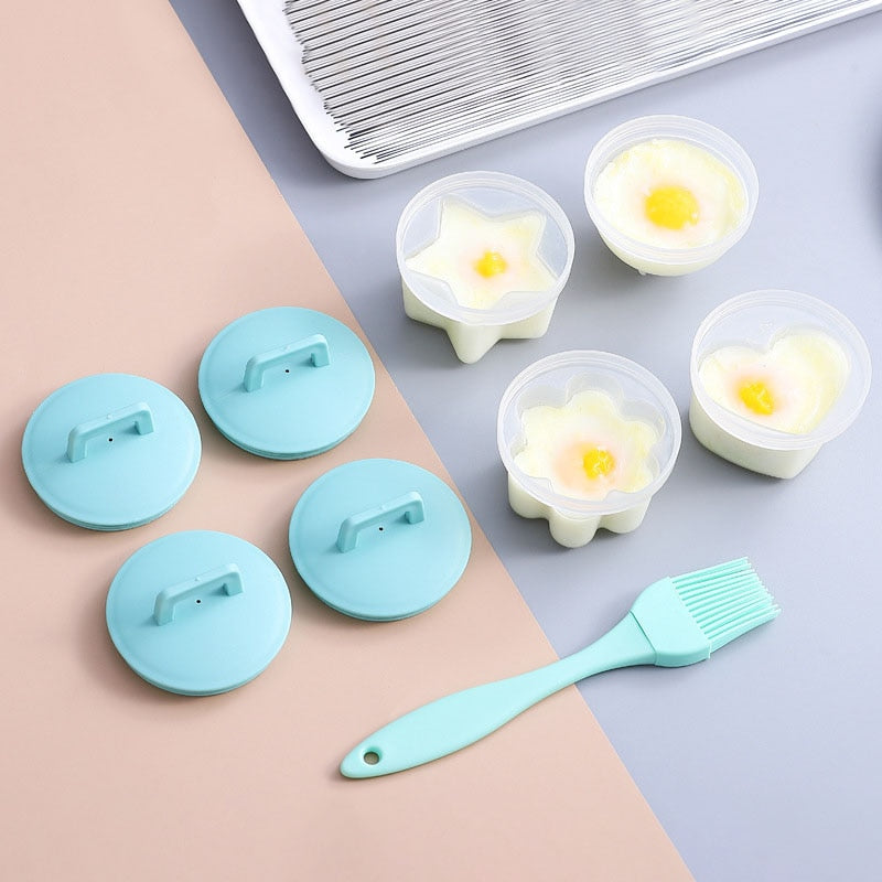 Set med ägg pocherare