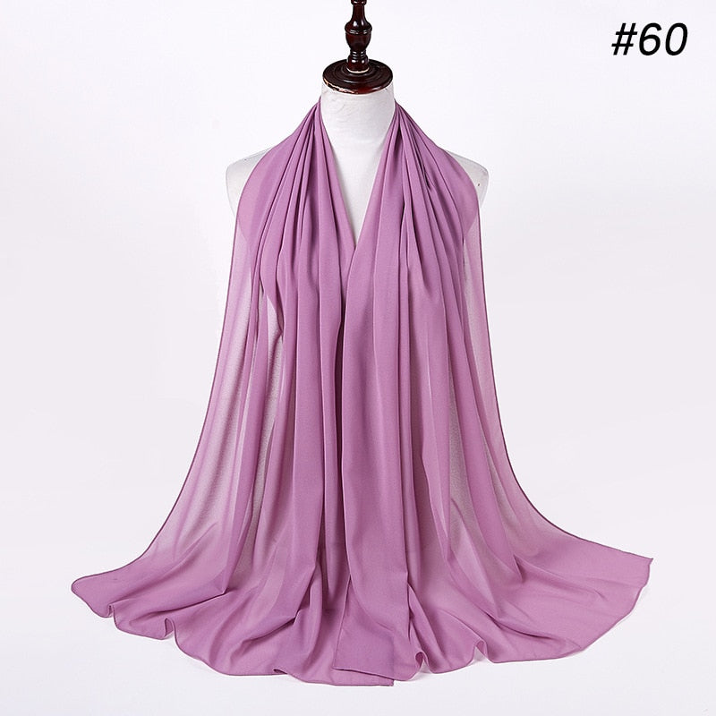 Chiffon Hijab pannband