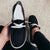 Kvinnors Canvas Lace-Up Loafers