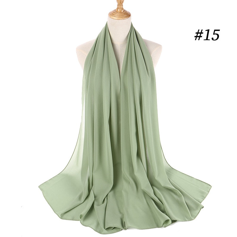 Chiffon Hijab pannband