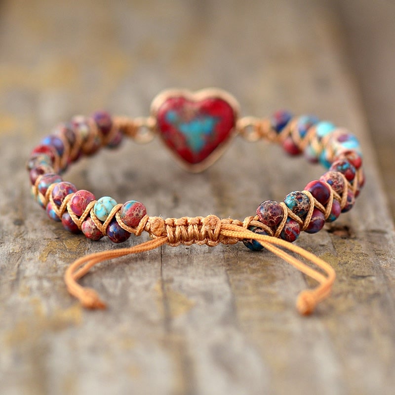 Passion Heart Flätad Armband