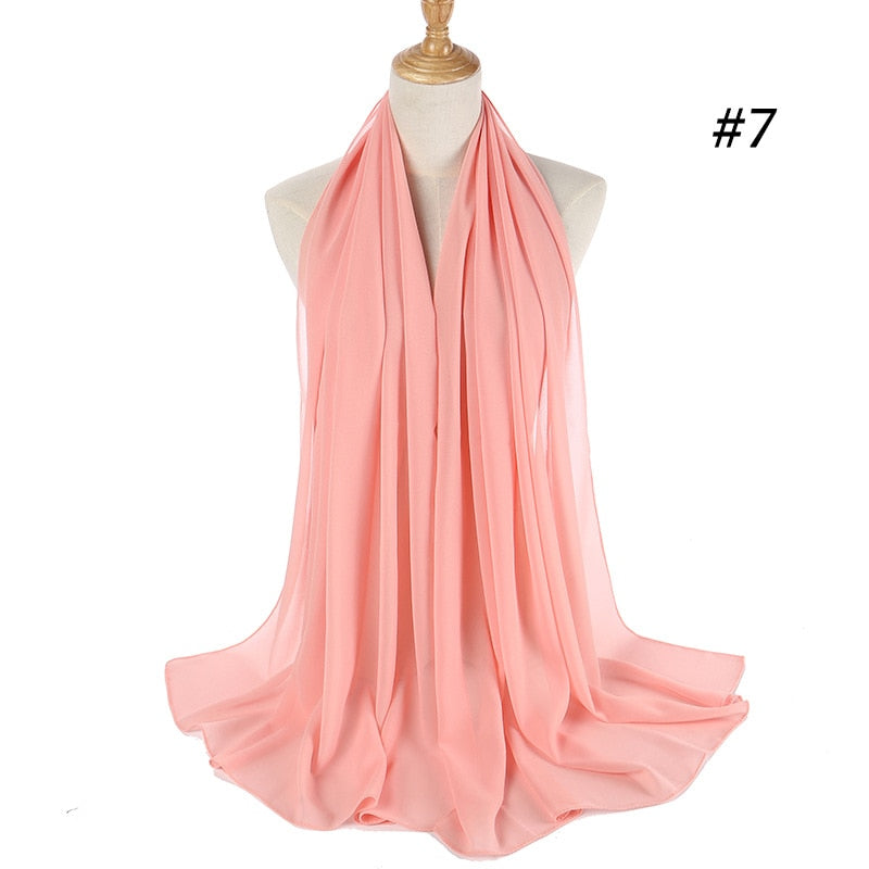 Chiffon Hijab pannband