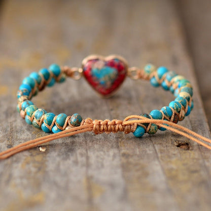 Passion Heart Flätad Armband