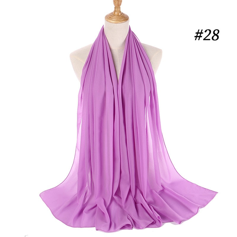 Chiffon Hijab pannband