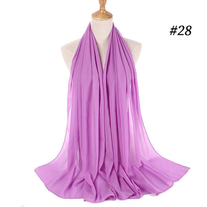 Chiffon Hijab pannband