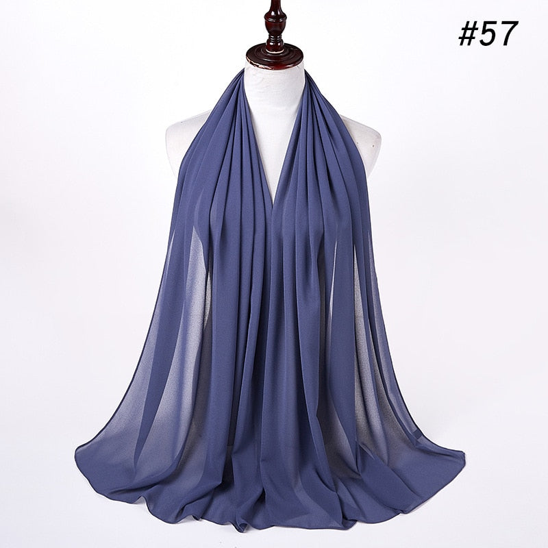 Chiffon Hijab pannband