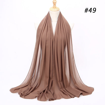 Chiffon Hijab pannband
