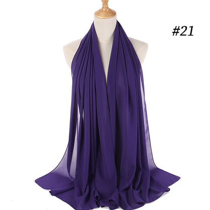 Chiffon Hijab pannband