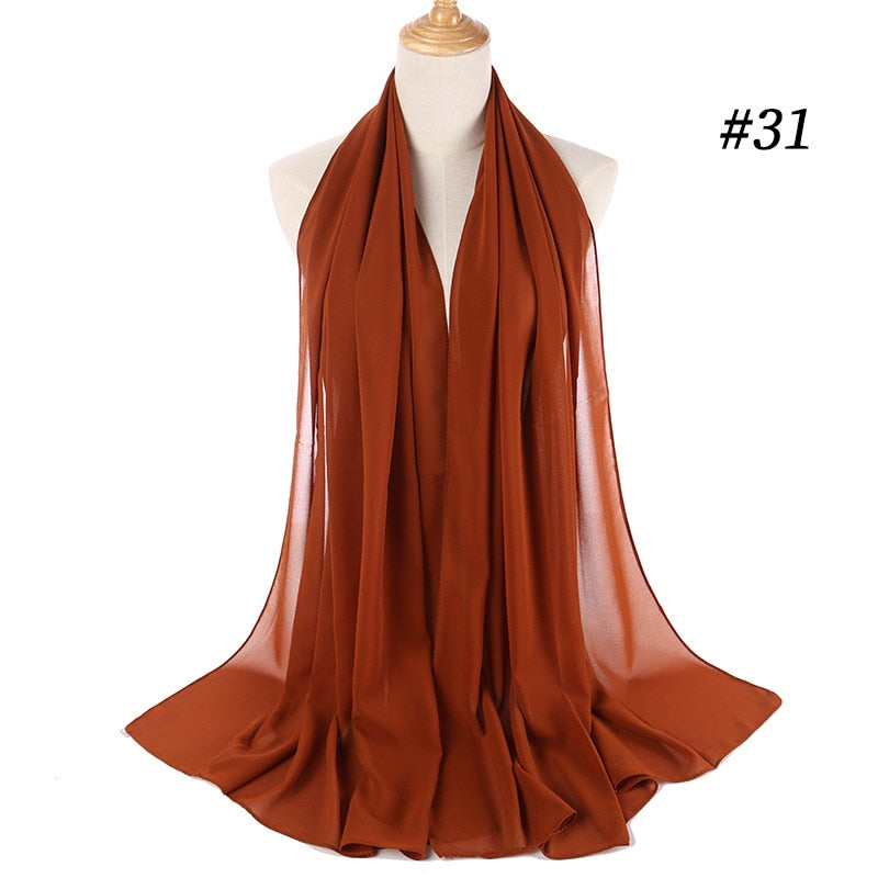 Chiffon Hijab pannband