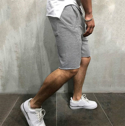 Löst släta enfärgade shorts