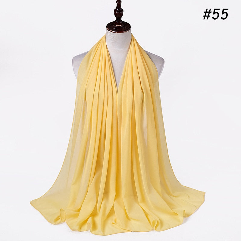 Chiffon Hijab pannband