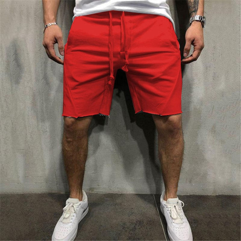 Löst släta enfärgade shorts