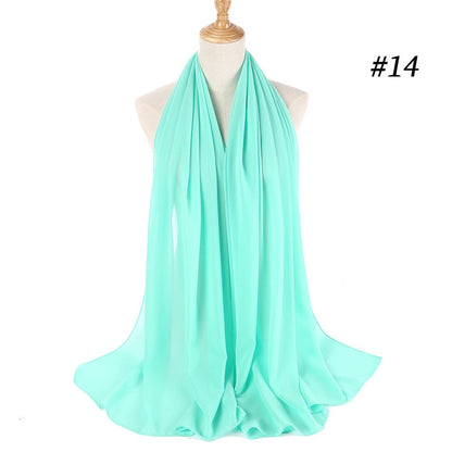 Chiffon Hijab pannband