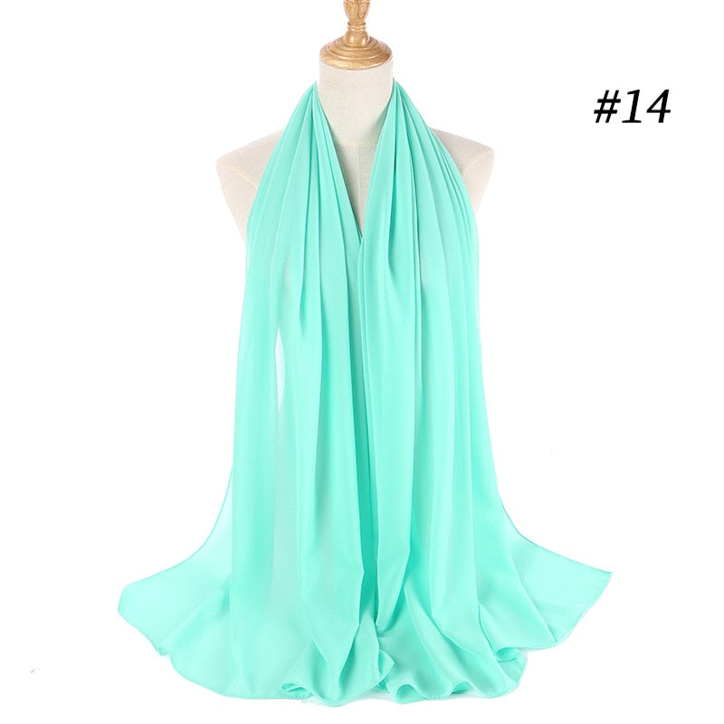 Chiffon Hijab pannband