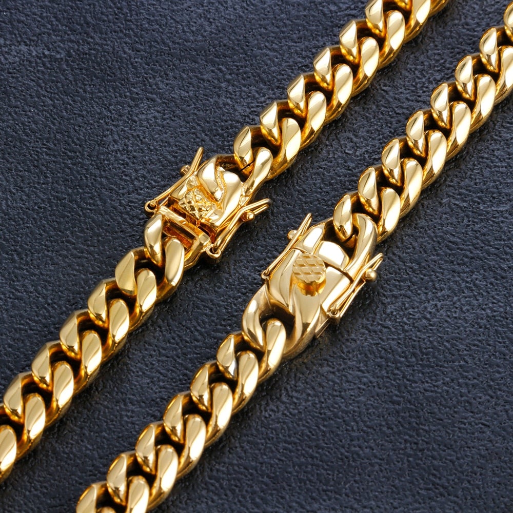 Kaubansk länk kedja halsband