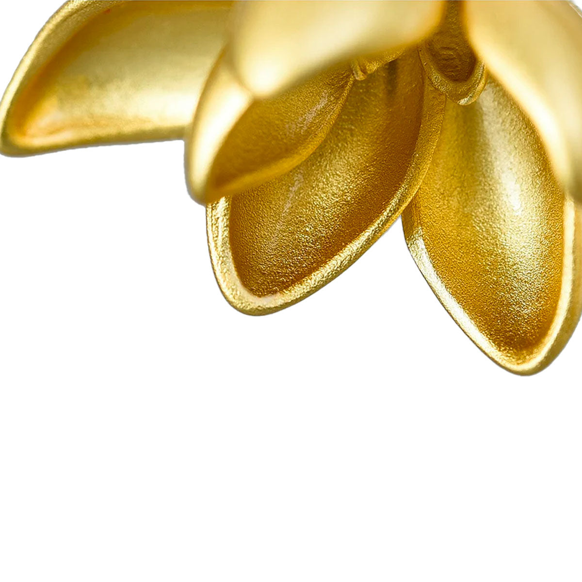 Magnolia blomma dinglar örhänge