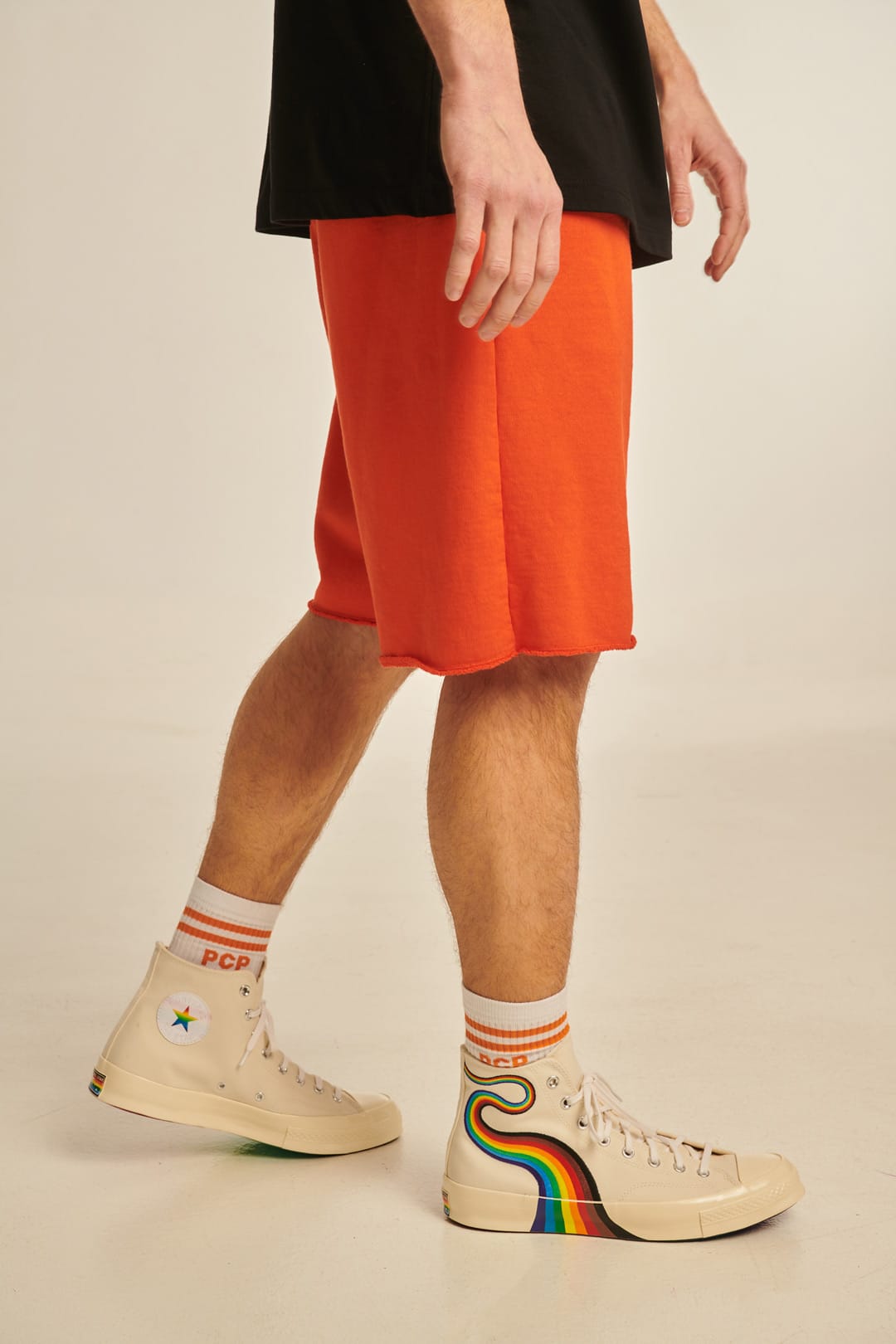 Löst släta enfärgade shorts
