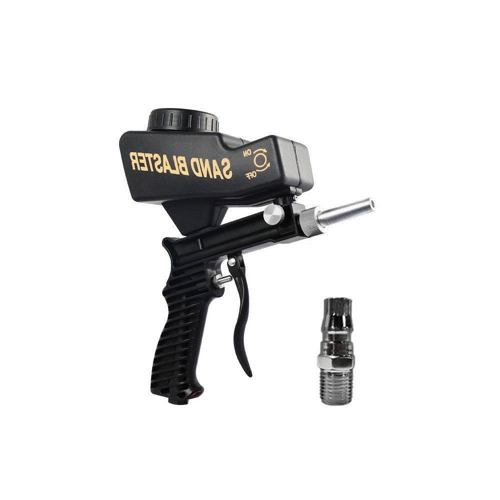 Bärbar sandblåsare