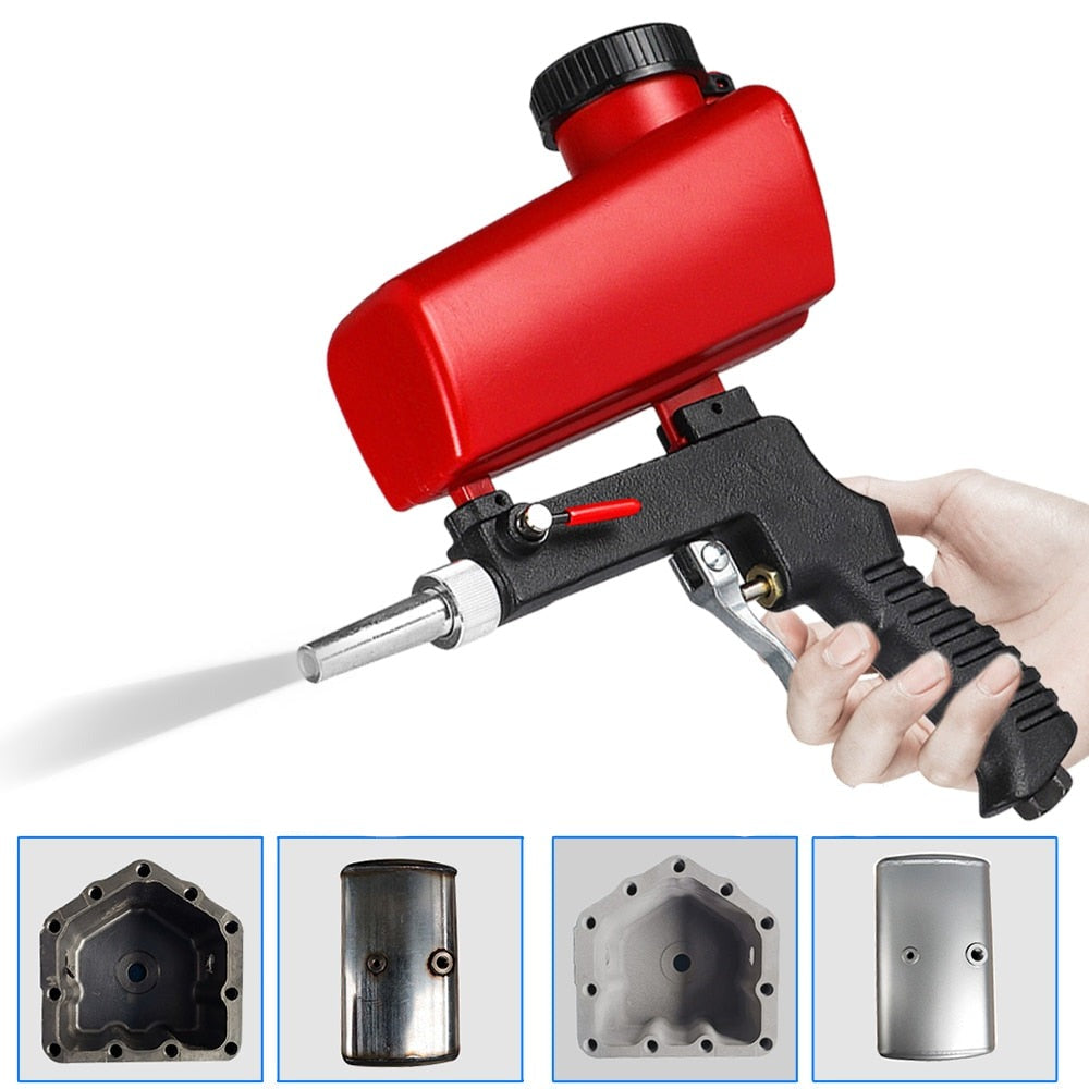 Bärbar sandblåsare